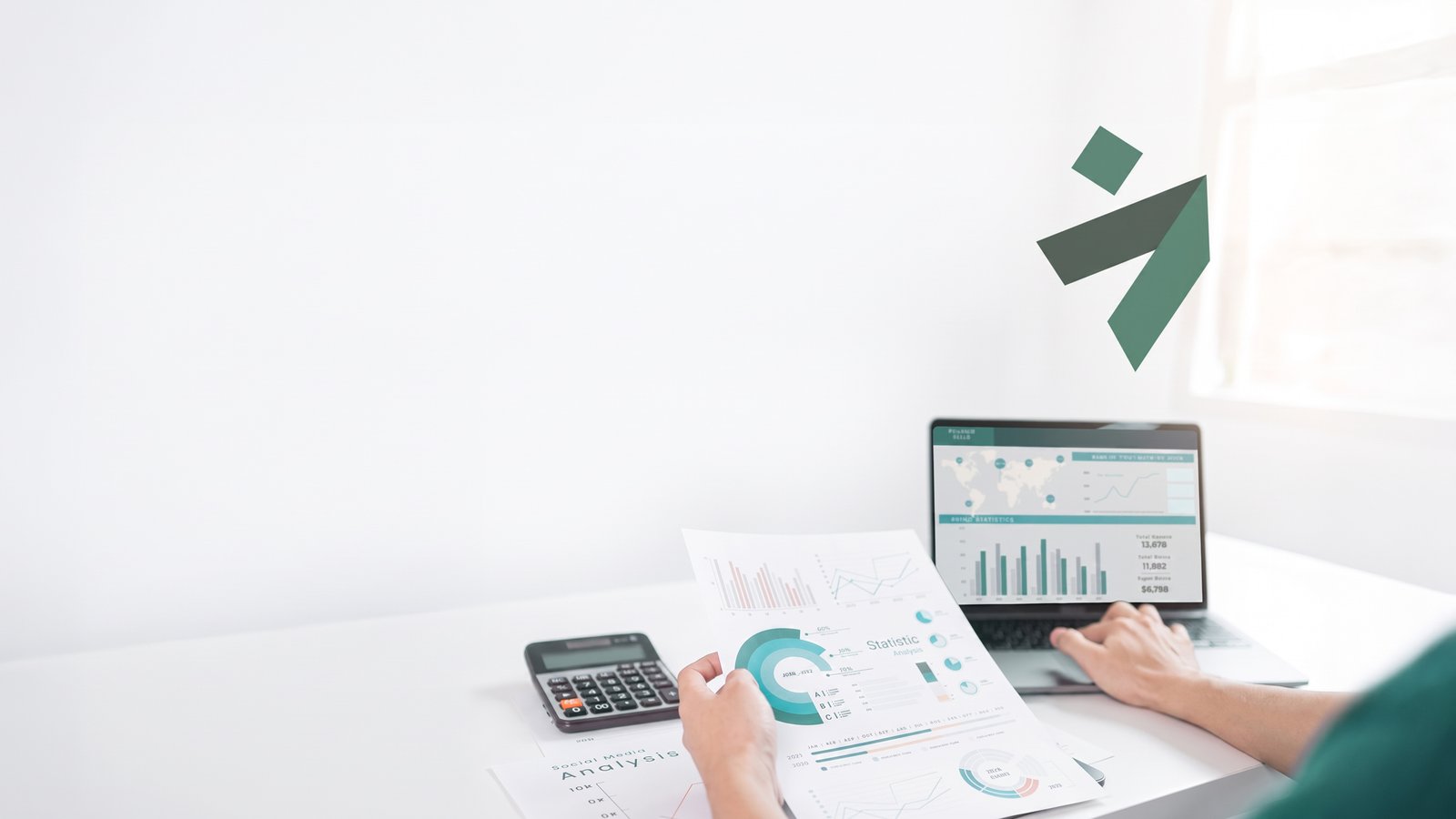 A finance team working in their existing accounting software